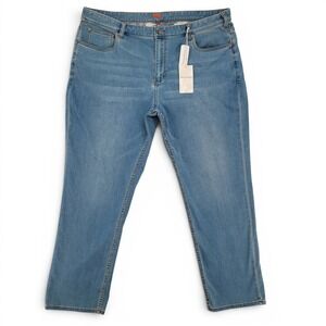 Tommy Bahama Mens 46x32 Boracay Jeans Blue Stretch Denim Straight Comfort NWT‎